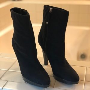 Isaac Mizrahi faux suede boots